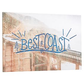 Best Coast Canvas Art, 36&quot;x24&quot;