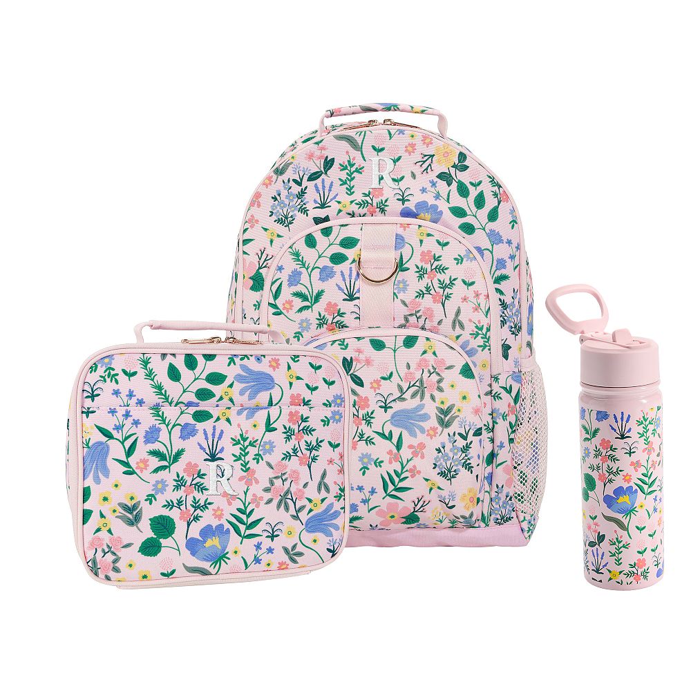 Rifle Paper Co. Bramble Fields Pink Backpack &amp; Cold Pack Lunch Bundle, Set of 3