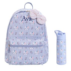 Colby Hello Kitty&#174; Pinstripe Backpack &amp; Water Bottle Bundle