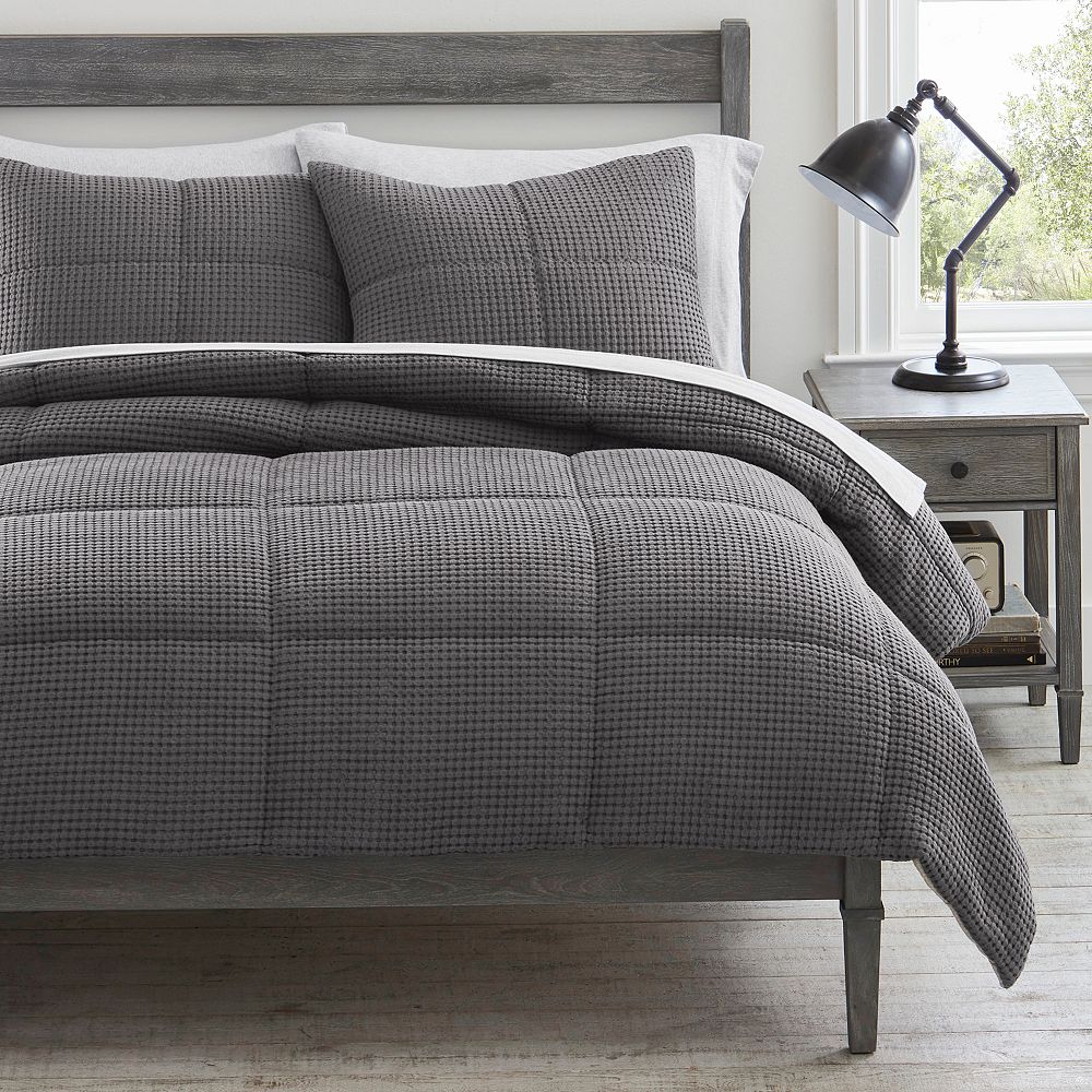 Waffle Jersey Back Comforter