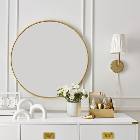 Gold Scallop Desktop Organizer