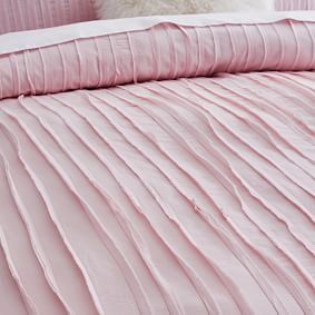 Raw-Edge Organic Cotton Duvet Cover