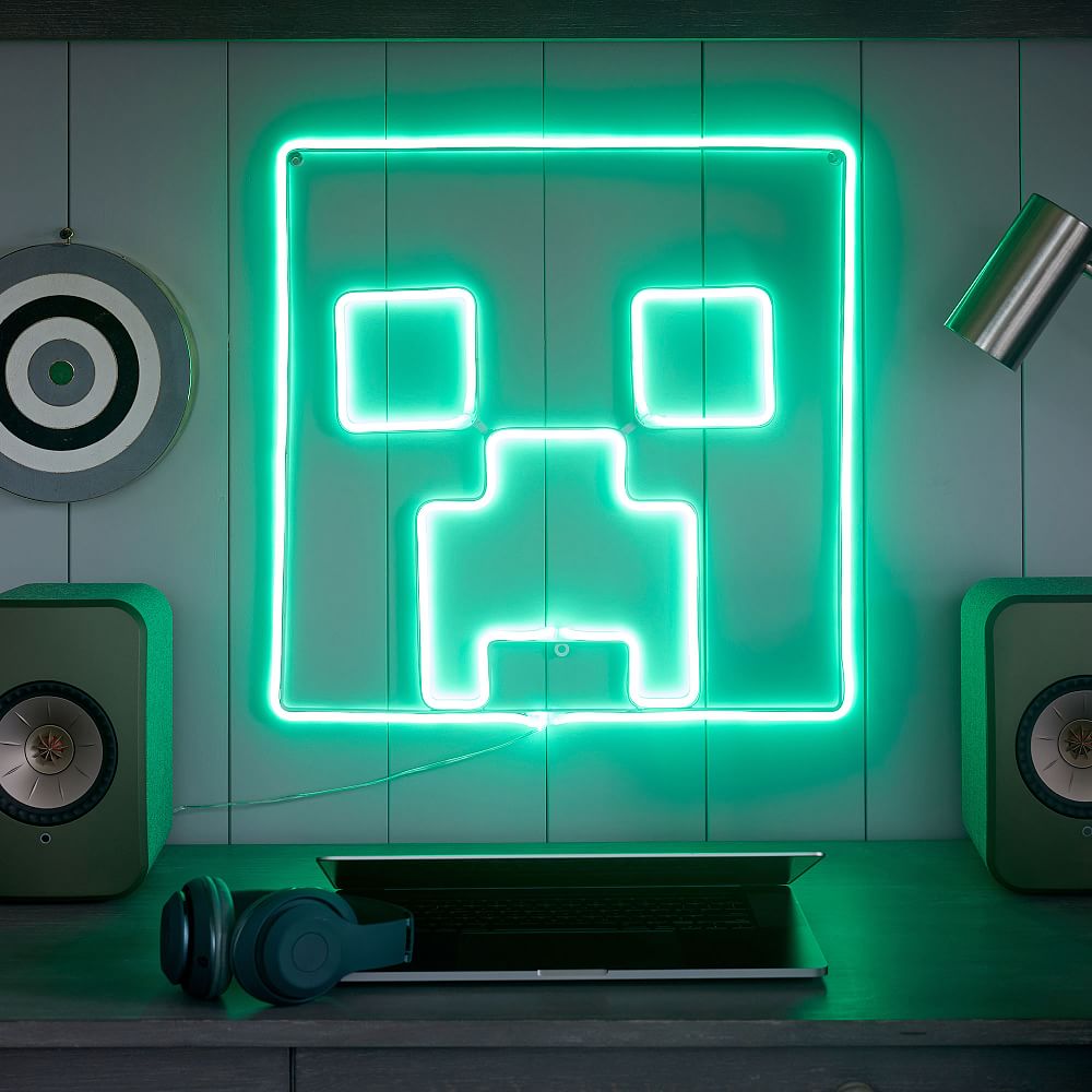 Minecraft&#8482; Creeper Neon LED Light