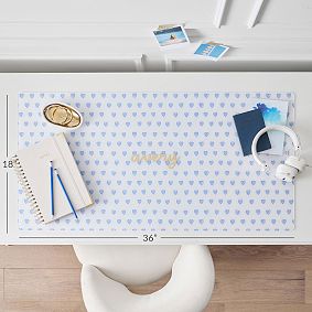 Personalized Hard Acrylic Roller Rabbit Desk Mat (36&quot;x18&quot;)
