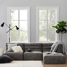 Hudson Lounge L-Shaped Sectional Set (96&quot;)