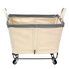 Steele Canvas Small Rectangle Basket on Wheels