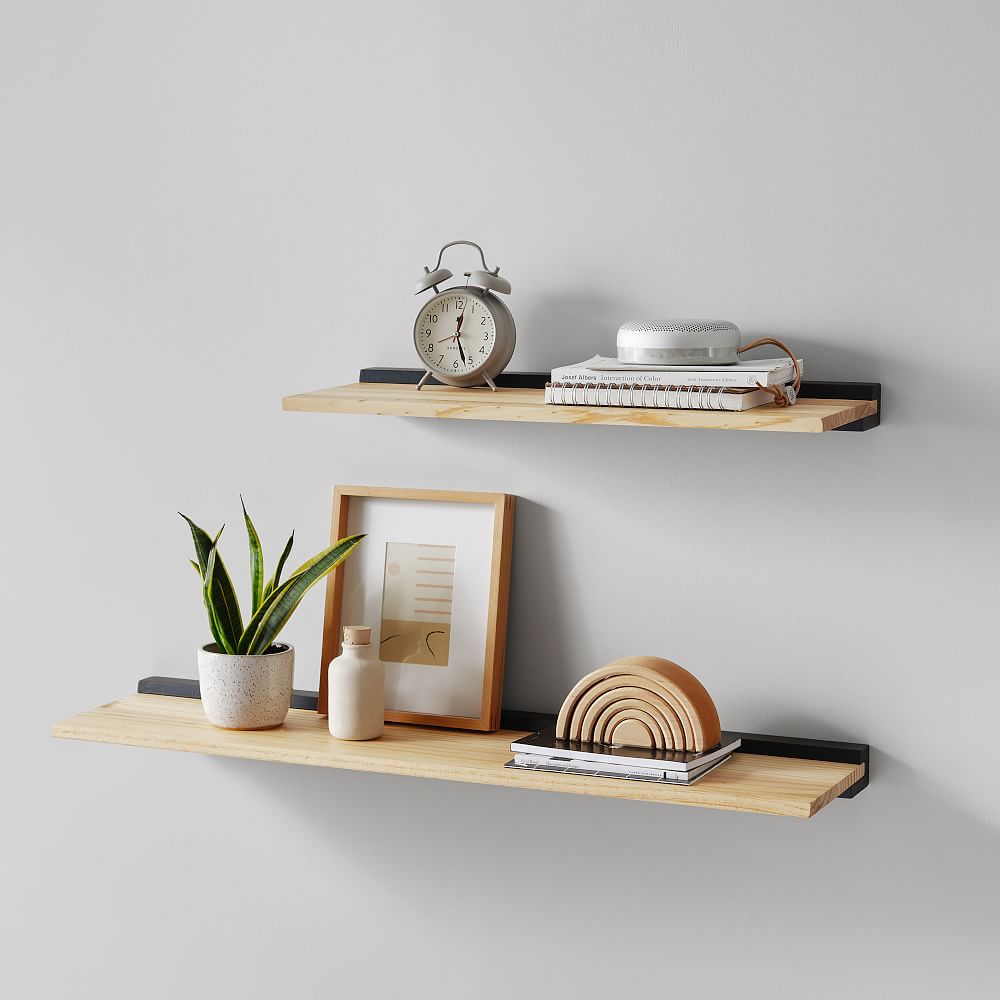 Black Modern Wall Shelves
