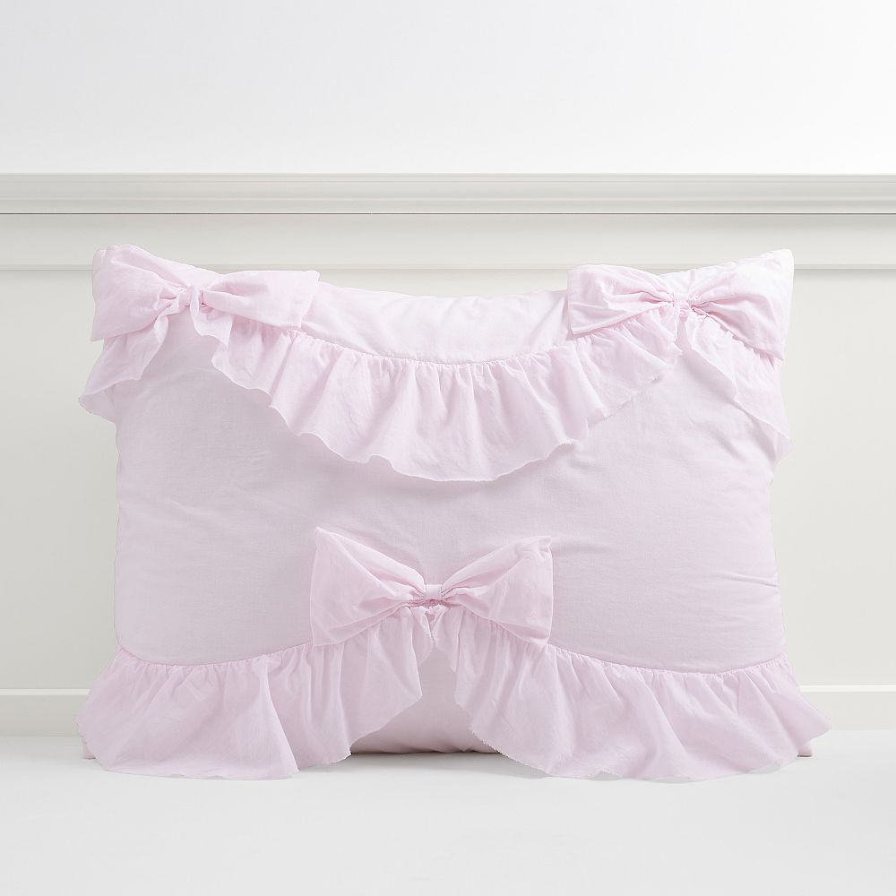 LoveShackFancy Ruffle Bow Standard Sham