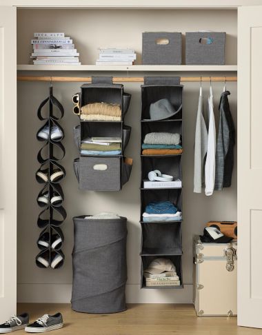 Closet Top Shelf Organization Ideas: Maximize Space