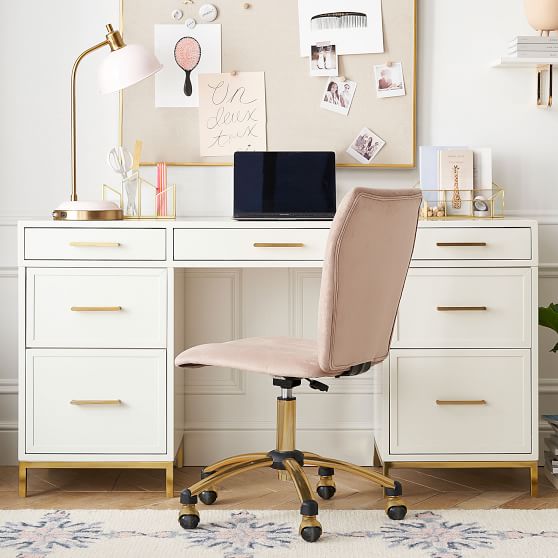 Blaire Smart™ Storage Desk (57")