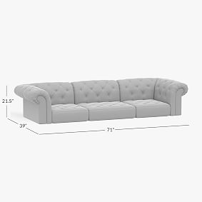 Cushy Roll Arm Sofa Set (108")