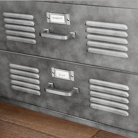 Locker Single Pedestal Storage Desk (56&quot;)
