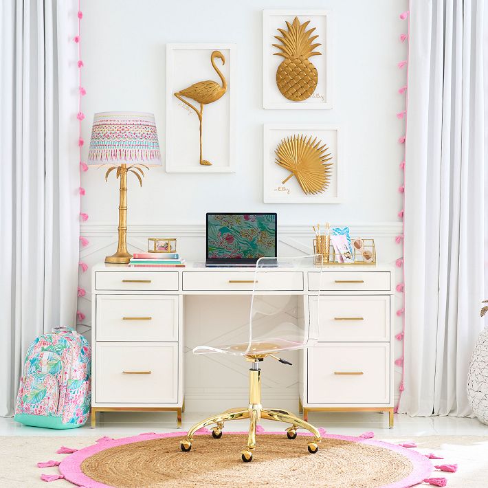 Blaire Smart™ Storage Desk (57