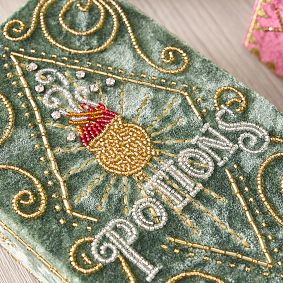 Harry Potter&#8482; Potions Book Velvet Jewelry Box