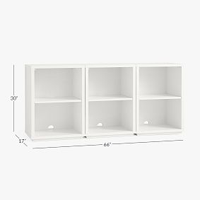 Keaton Cubby Bookcase, Set of 3 (66&quot;)