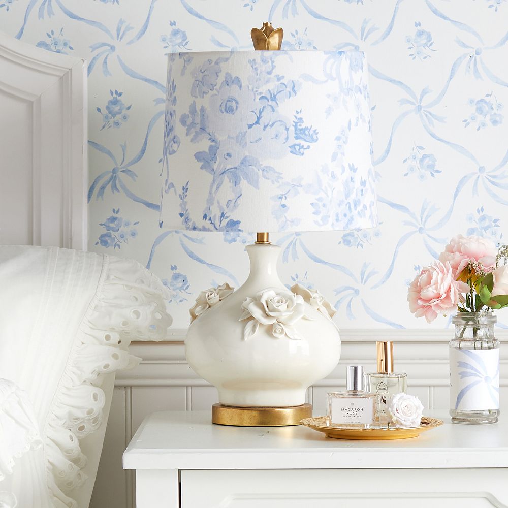 LoveShackFancy Floral Table Lamp (18&quot;)