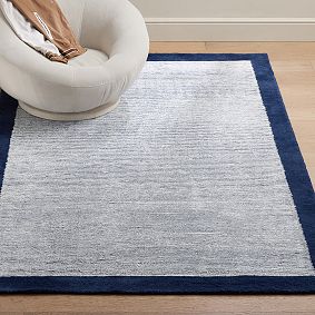 Texture Border Performance Rug