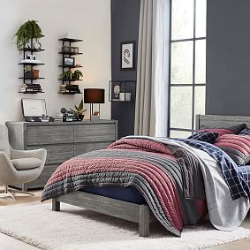 Costa Classic Platform Bed &amp; 6-Drawer Dresser Set