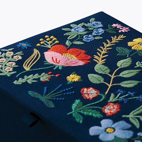 Rifle Paper Co. Strawberry Fields Embroidered Keepsake Box