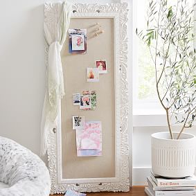 Wood Carved Handcrafted Pinboard