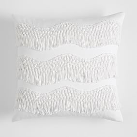 Zig Zag Fringe Pillow Cover
