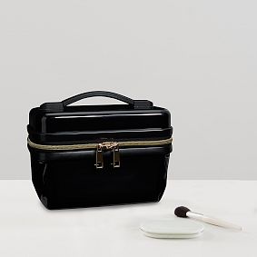 Sleepover Hard-Sided Toiletry Case, Black