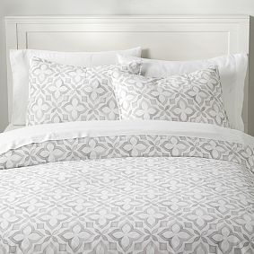 Watercolor Tile Duvet Cover