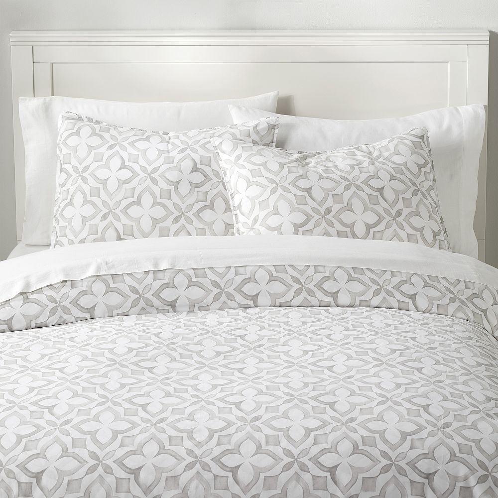 Watercolor Tile Duvet Cover