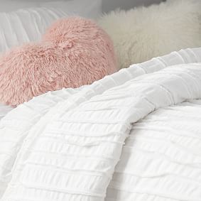 Raw-Edge Organic Cotton Duvet Cover