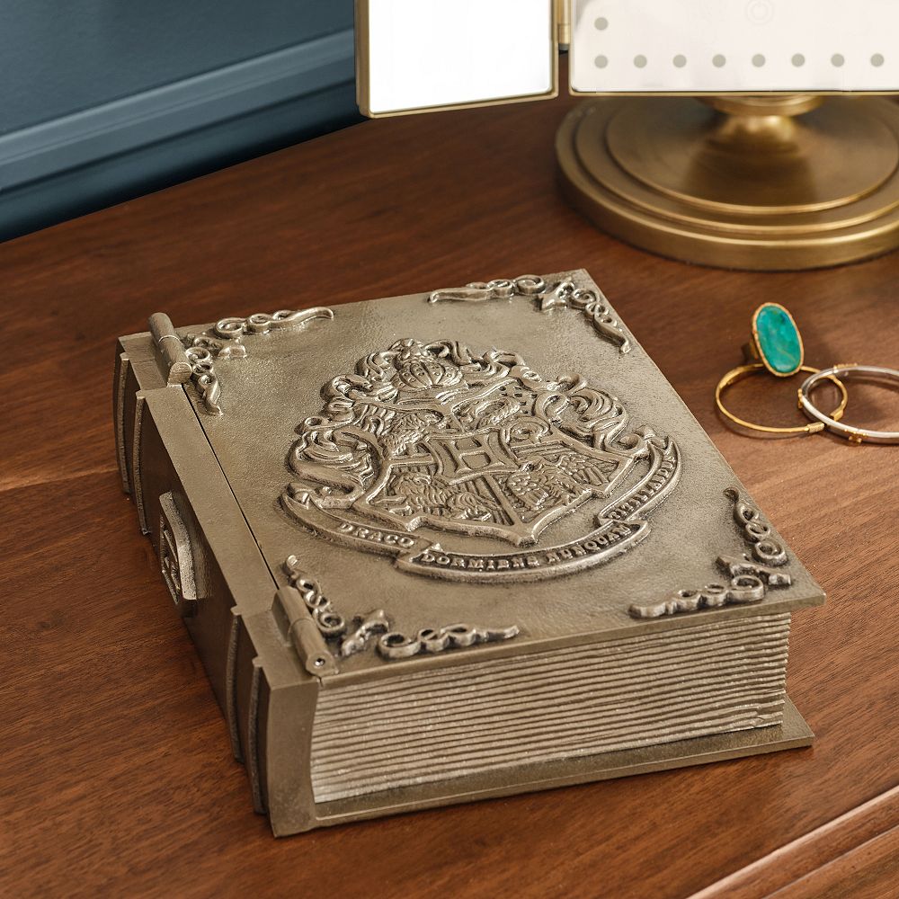 Harry Potter&#8482; Hogwarts&#8482; Crest Book Jewelry Box