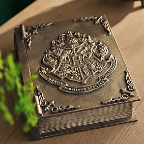 Harry Potter&#8482; Hogwarts&#8482; Crest Book Jewelry Box
