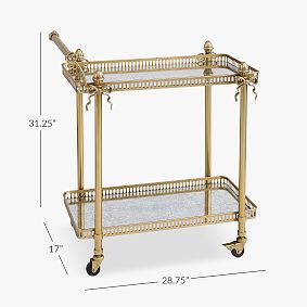 LoveShackFancy Beauty Cart (29&quot;x31&quot;)
