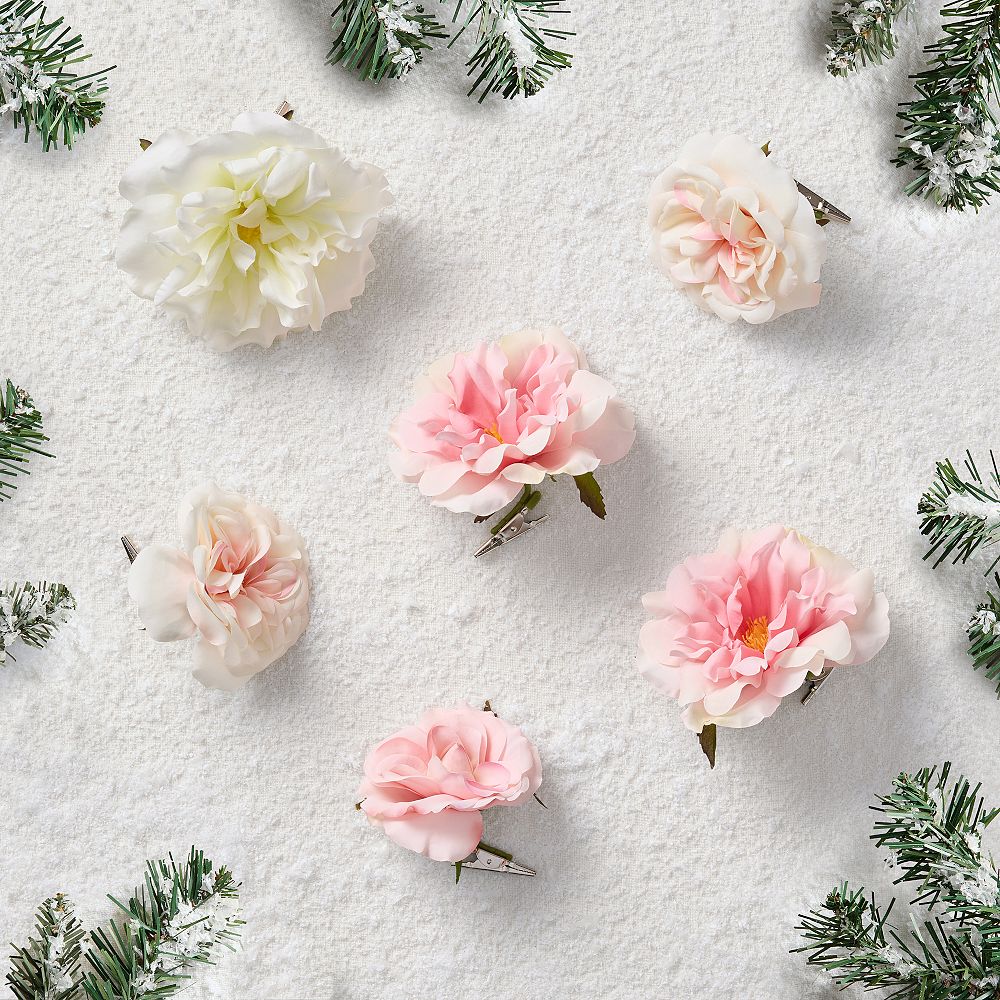 LoveShackFancy Flower Ornaments - Set of 6