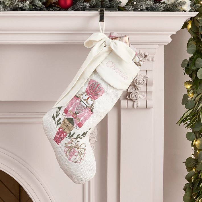 LoveShackFancy Nutcracker Needlepoint Stocking