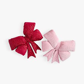LoveShackFancy Sequin Bow Pillow