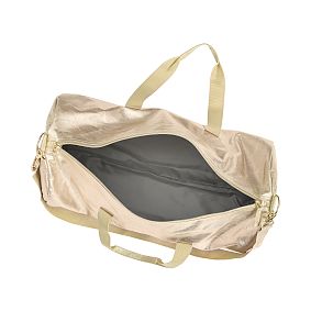 Metallic Gold Duffle Bag