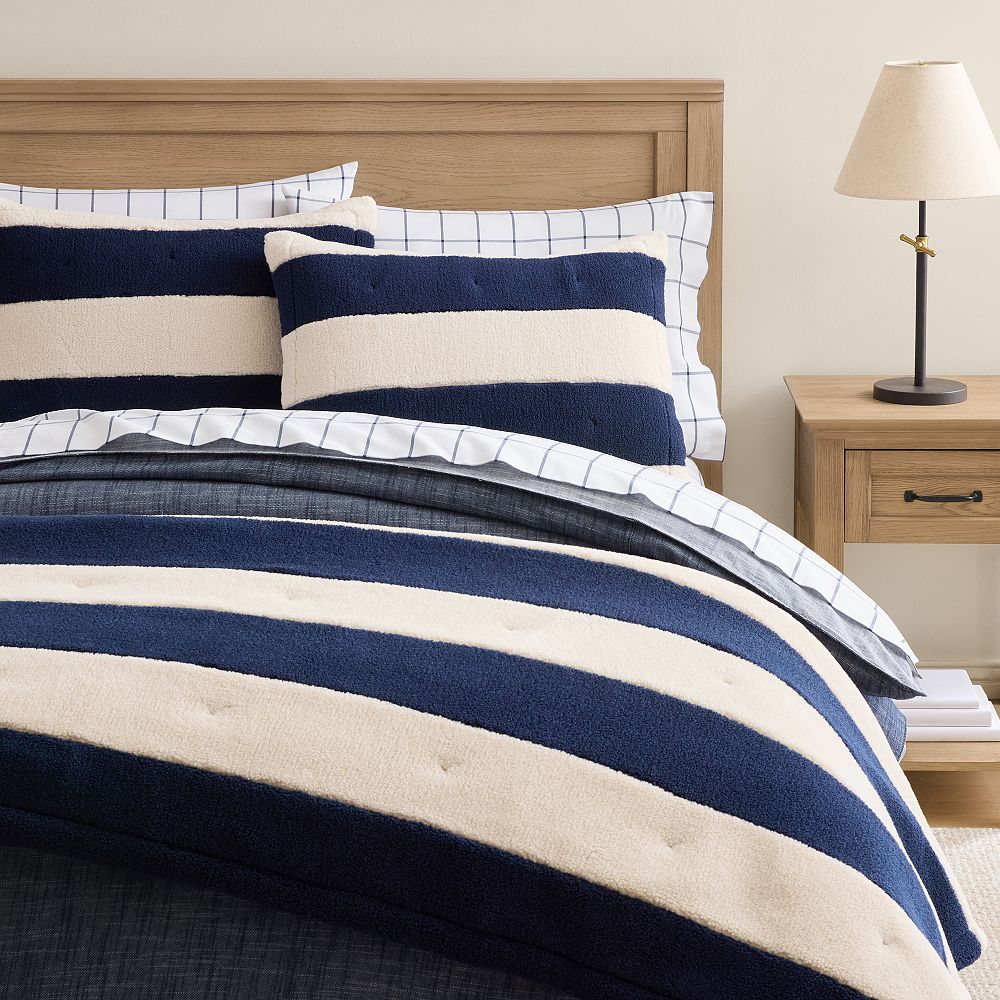 Rugby Sherpa Coverlet