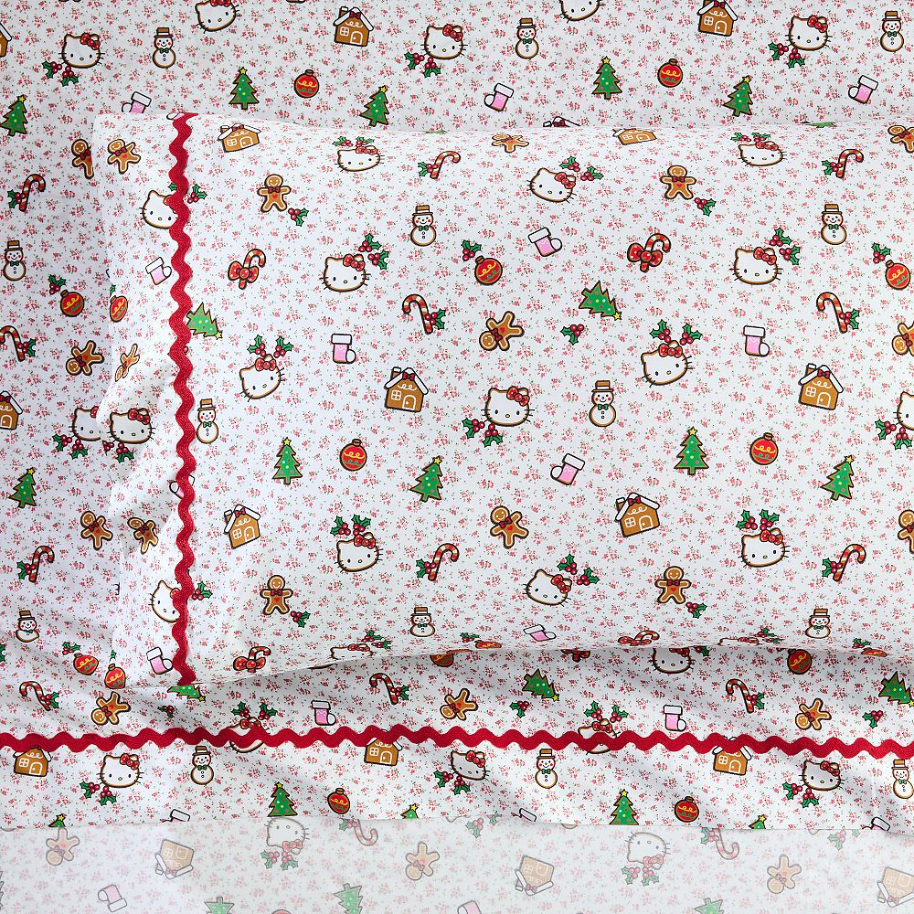 Hello Kitty&#174; Heritage Gingerbread Organic Sheet Set