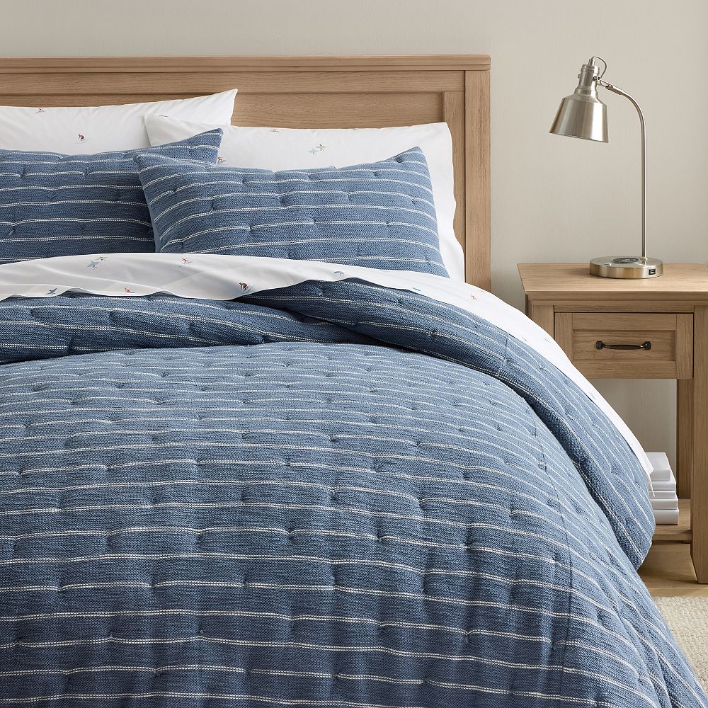 Bolinas Stripe Knit Comforter