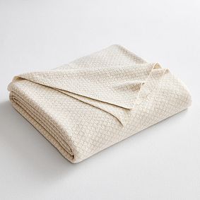 Diamond Knit Bed Blanket