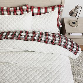 Stewart Plaid Flannel Organic Sheet Set