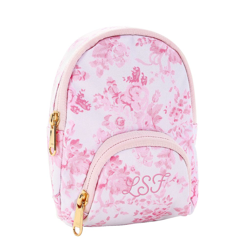 LoveShackFancy Pink Damask Mini Backpack
