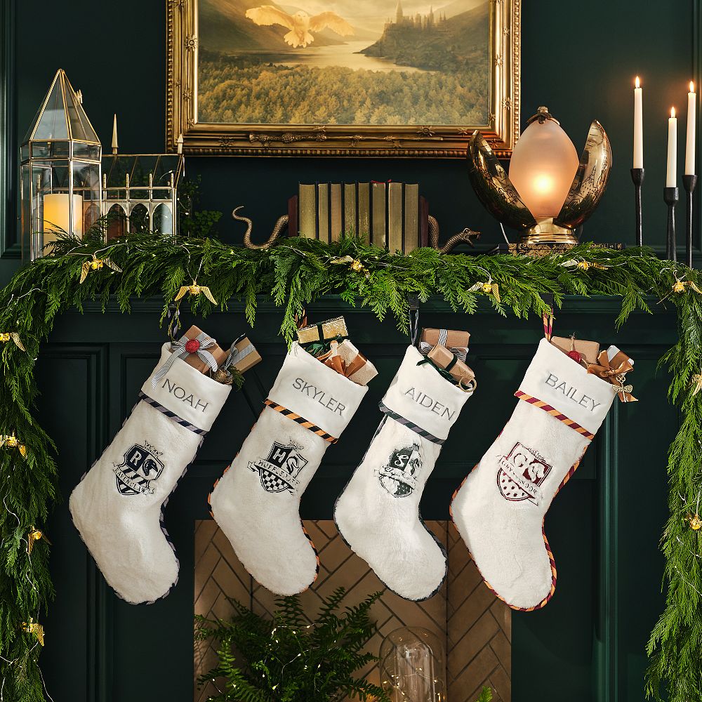 Harry Potter&#8482; Ivory Faux Fur Stocking