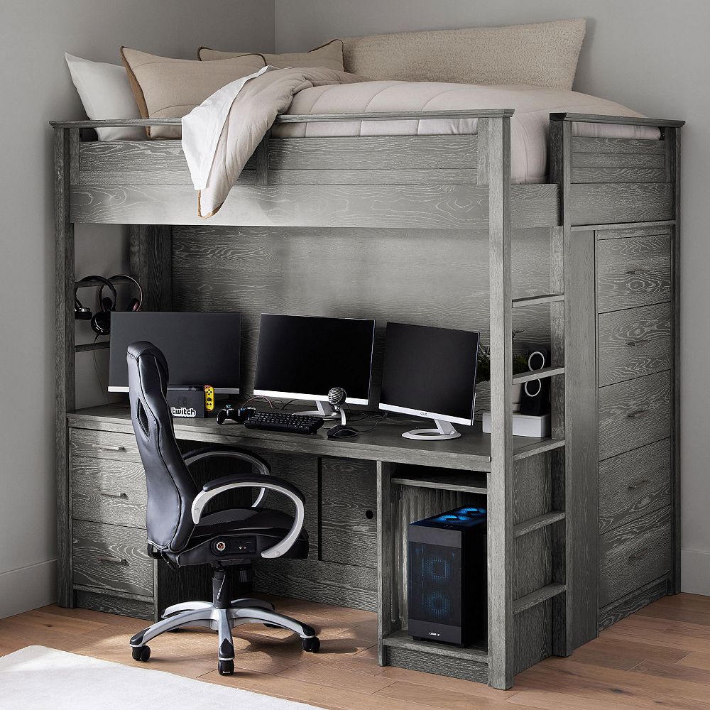 Sleep &amp; Study&#174; Full Gaming Loft Bed