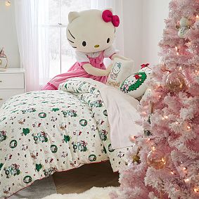 Hello Kitty&#174; Organic Holiday Duvet Cover