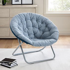 Tipped Shearling Cloud Hang-A-Round Chair