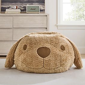 Large Labradoodle Faux Fur Bean Bag Chair