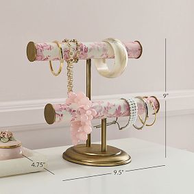 LoveShackFancy Pink Damask Bracelet Holder