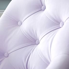 Lustre Velvet Lilac Tufted Task Swivel Desk Chair