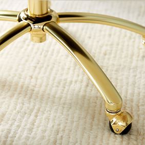 Lustre Velvet Lilac Tufted Task Swivel Desk Chair